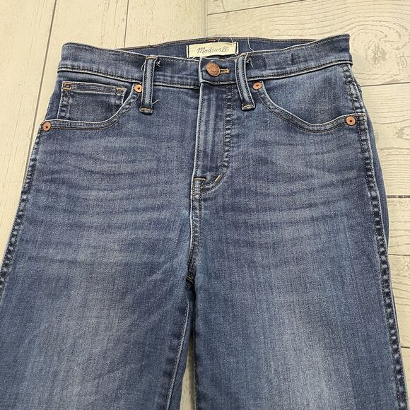 Madewell Women’s Size 25 Blue 10” High-Rise Skinny Stretch Denim Jeans - Picture 4 of 10